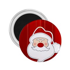 Santa Claus Xmas Christmas 2 25  Magnets by Nexatart