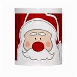 Santa Claus Xmas Christmas White Mugs Center