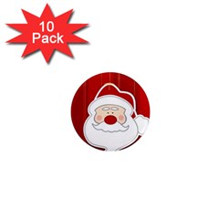 Santa Claus Xmas Christmas 1  Mini Magnet (10 Pack)  by Nexatart