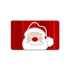 Santa Claus Xmas Christmas Magnet (name Card) by Nexatart