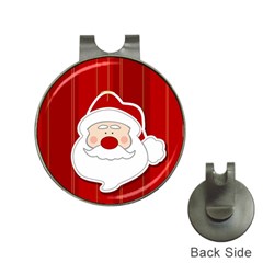 Santa Claus Xmas Christmas Hat Clips With Golf Markers by Nexatart