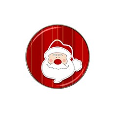 Santa Claus Xmas Christmas Hat Clip Ball Marker (10 Pack) by Nexatart