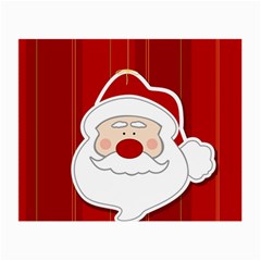 Santa Claus Xmas Christmas Small Glasses Cloth by Nexatart