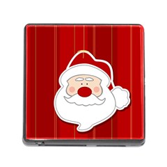 Santa Claus Xmas Christmas Memory Card Reader (square) by Nexatart