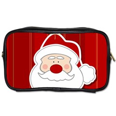 Santa Claus Xmas Christmas Toiletries Bags 2-side by Nexatart