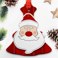 Santa Claus Xmas Christmas Christmas Tree Ornament (two Sides) by Nexatart