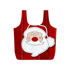 Santa Claus Xmas Christmas Full Print Recycle Bags (s)  by Nexatart