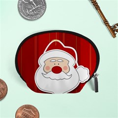 Santa Claus Xmas Christmas Accessory Pouches (small)  by Nexatart