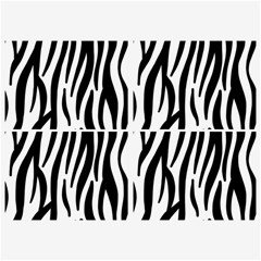 Seamless Zebra Pattern Belt Buckles