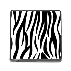 Seamless Zebra Pattern Memory Card Reader (square) by Nexatart