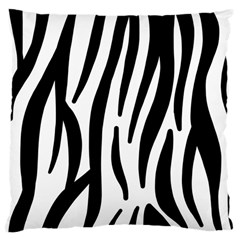 Seamless Zebra Pattern Large Cushion Case (one Side) by Nexatart