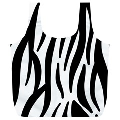 Seamless Zebra Pattern Full Print Recycle Bags (l)  by Nexatart