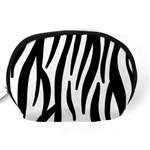 Seamless Zebra Pattern Accessory Pouches (Medium)  Back