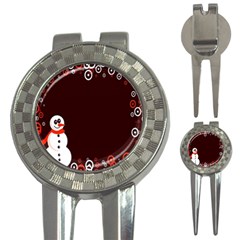 Snowman Holidays, Occasions, Christmas 3-in-1 Golf Divots