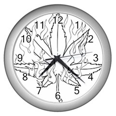 Images (1) Wall Clocks (silver) 