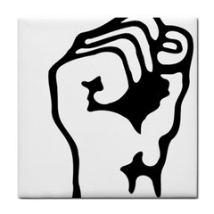 Skeleton Right Hand Fist Raised Fist Clip Art Hand 00wekk Clipart Tile Coasters by Foxymomma