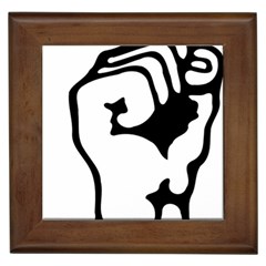 Skeleton Right Hand Fist Raised Fist Clip Art Hand 00wekk Clipart Framed Tiles by Foxymomma