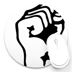 Skeleton Right Hand Fist Raised Fist Clip Art Hand 00wekk Clipart Round Mousepads by Foxymomma