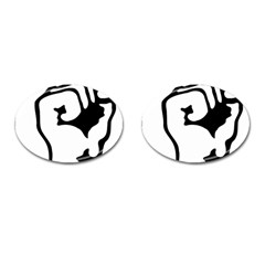 Skeleton Right Hand Fist Raised Fist Clip Art Hand 00wekk Clipart Cufflinks (oval) by Foxymomma