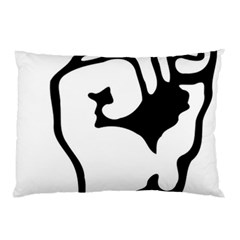 Skeleton Right Hand Fist Raised Fist Clip Art Hand 00wekk Clipart Pillow Case (two Sides) by Foxymomma