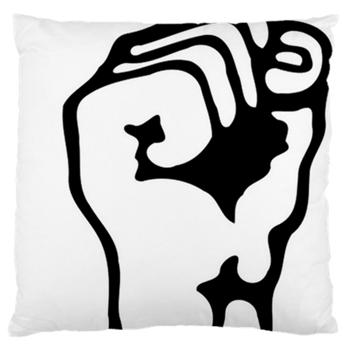 Skeleton Right Hand Fist Raised Fist Clip Art Hand 00wekk Clipart Large Cushion Case (One Side)