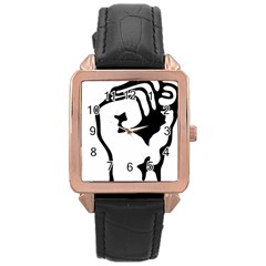 Skeleton Right Hand Fist Raised Fist Clip Art Hand 00wekk Clipart Rose Gold Leather Watch  by Foxymomma