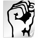 Skeleton Right Hand Fist Raised Fist Clip Art Hand 00wekk Clipart Canvas 8  x 10  8.15 x9.66  Canvas - 1