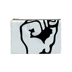 Skeleton Right Hand Fist Raised Fist Clip Art Hand 00wekk Clipart Cosmetic Bag (medium) 