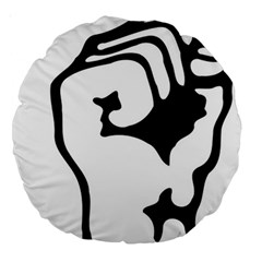 Skeleton Right Hand Fist Raised Fist Clip Art Hand 00wekk Clipart Large 18  Premium Round Cushions