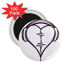 Audio Heart Tattoo Design By Pointofyou Heart Tattoo Designs Home R6jk1a Clipart 2 25  Magnets (100 Pack) 