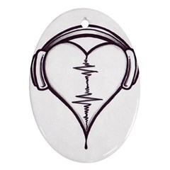 Audio Heart Tattoo Design By Pointofyou Heart Tattoo Designs Home R6jk1a Clipart Oval Ornament (two Sides)