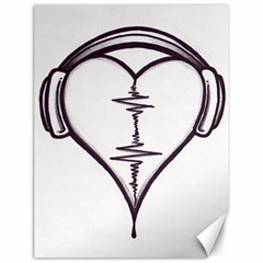 Audio Heart Tattoo Design By Pointofyou Heart Tattoo Designs Home R6jk1a Clipart Canvas 12  X 16   by Foxymomma