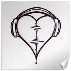 Audio Heart Tattoo Design By Pointofyou Heart Tattoo Designs Home R6jk1a Clipart Canvas 16  X 16   by Foxymomma