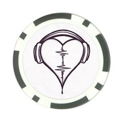 Audio Heart Tattoo Design By Pointofyou Heart Tattoo Designs Home R6jk1a Clipart Poker Chip Card Guard (10 Pack)