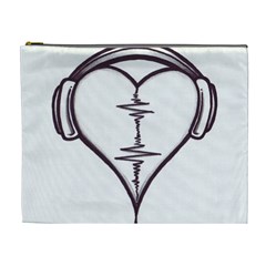 Audio Heart Tattoo Design By Pointofyou Heart Tattoo Designs Home R6jk1a Clipart Cosmetic Bag (xl) by Foxymomma