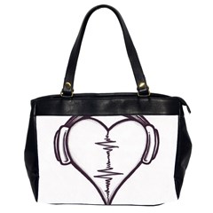 Audio Heart Tattoo Design By Pointofyou Heart Tattoo Designs Home R6jk1a Clipart Office Handbags (2 Sides)  by Foxymomma