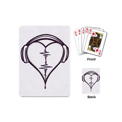 Audio Heart Tattoo Design By Pointofyou Heart Tattoo Designs Home R6jk1a Clipart Playing Cards (mini)  by Foxymomma