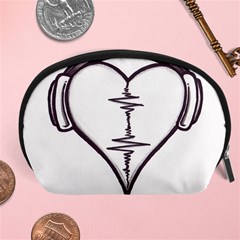 Audio Heart Tattoo Design By Pointofyou Heart Tattoo Designs Home R6jk1a Clipart Accessory Pouches (large)  by Foxymomma