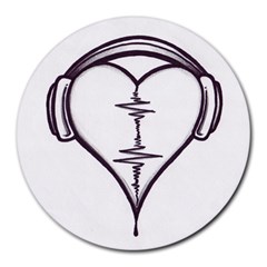 Audio Heart Tattoo Design By Pointofyou Heart Tattoo Designs Home R6jk1a Clipart Round Mousepads by Foxymomma