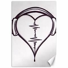 Audio Heart Tattoo Design By Pointofyou Heart Tattoo Designs Home R6jk1a Clipart Canvas 20  X 30   by Foxymomma