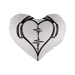 Audio Heart Tattoo Design By Pointofyou Heart Tattoo Designs Home R6jk1a Clipart Standard 16  Premium Flano Heart Shape Cushions by Foxymomma