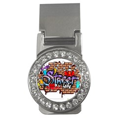 Graffiti Word Characters Composition Decorative Urban World Youth Street Life Art Spraycan Drippy Bl Money Clips (cz)  by Foxymomma