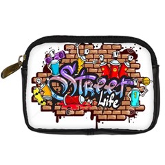 Graffiti Word Characters Composition Decorative Urban World Youth Street Life Art Spraycan Drippy Bl Digital Camera Cases by Foxymomma