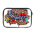 Graffiti Word Characters Composition Decorative Urban World Youth Street Life Art Spraycan Drippy Bl Apple MacBook Pro 17  Zipper Case Front