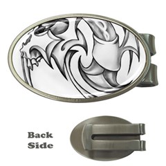 Tattoo Design 002 Money Clips (oval)  by Foxymomma