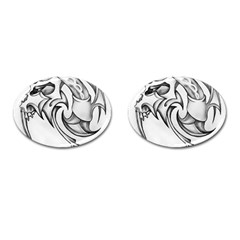 Tattoo Design 002 Cufflinks (oval) by Foxymomma