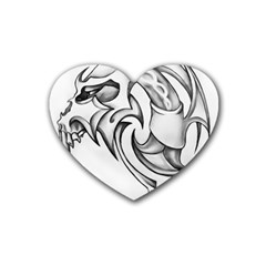 Tattoo Design 002 Heart Coaster (4 Pack)  by Foxymomma