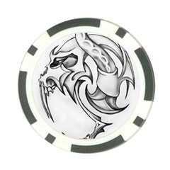 Tattoo Design 002 Poker Chip Card Guard (10 Pack) by Foxymomma