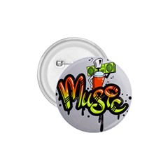 Graffiti Word Character Print Spray Can Element Player Music Notes Drippy Font Text Sample Grunge Ve 1 75  Buttons by Foxymomma