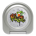 Graffiti Word Character Print Spray Can Element Player Music Notes Drippy Font Text Sample Grunge Ve Travel Alarm Clocks Front